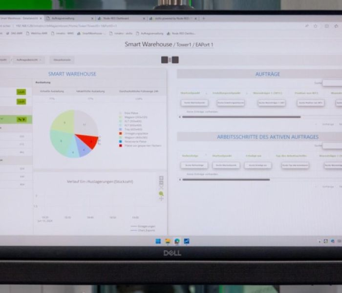 Die Software zur Verwaltung des Smart Warehouse, Bildquelle: cts (Foto: cts GmbH - competence for technical solutions)