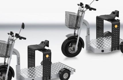 Vielseitige Lösung für Industrie und Logistik: Der eTRIKE Plattform (Foto: FATH GmbH)